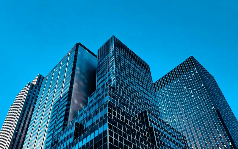 Modern corporate office building